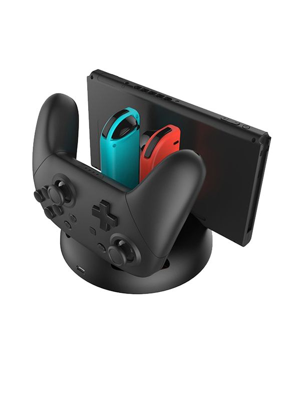 Ipega 4-in-1 Charging Station for Nintendo Switch and Switch Lite, Black